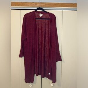 Maroon Cardigan